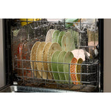 Whirlpool 24” Stainless Steel Dishwasher with AI Intelligent Wash - 47 dBA - Print Resist Black Stainless (WDT750SAKV)