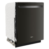 Whirlpool 24” Stainless Steel Dishwasher with AI Intelligent Wash - 47 dBA - Print Resist Black Stainless (WDT750SAKV)