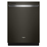 Whirlpool 24” Stainless Steel Dishwasher with AI Intelligent Wash - 47 dBA - Print Resist Black Stainless (WDT750SAKV)