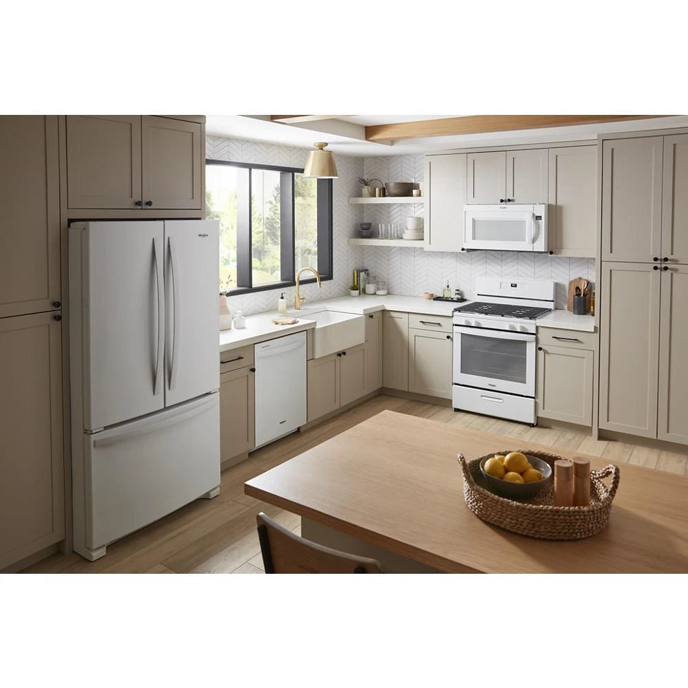 Whirlpool  24” Stainless Steel Dishwasher with AI Intelligent Wash - 47 dBA - White (WDT750SAKW)