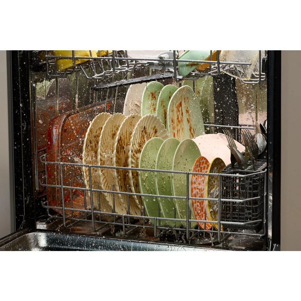 WHIRLPOOL  24” Stainless Steel Dishwasher with AI Intelligent Wash - 47 dBA - Fingerprint Resistant Stainless Steel (WDT750SAKZ)