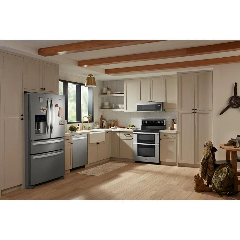 WHIRLPOOL  24” Stainless Steel Dishwasher with AI Intelligent Wash - 47 dBA - Fingerprint Resistant Stainless Steel (WDT750SAKZ)