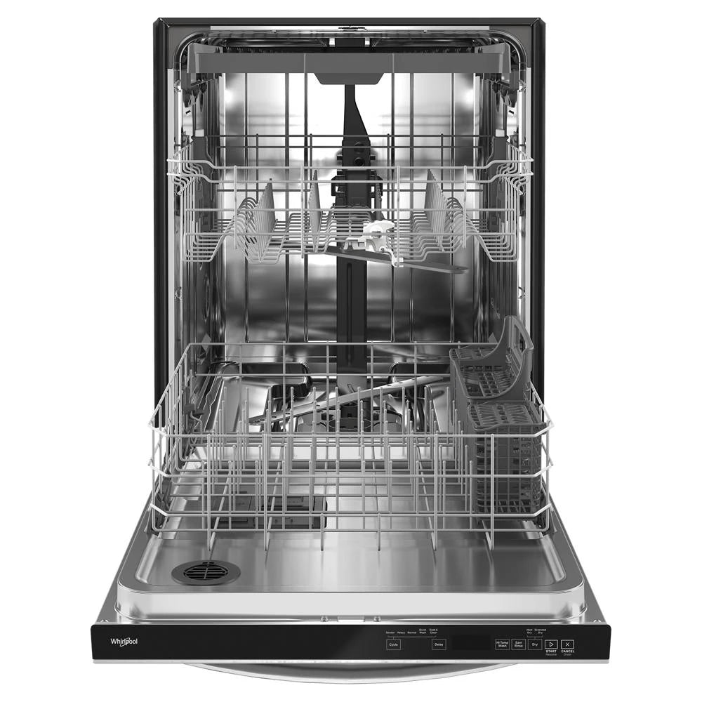 WHIRLPOOL  24” Stainless Steel Dishwasher with AI Intelligent Wash - 47 dBA - Fingerprint Resistant Stainless Steel (WDT750SAKZ)