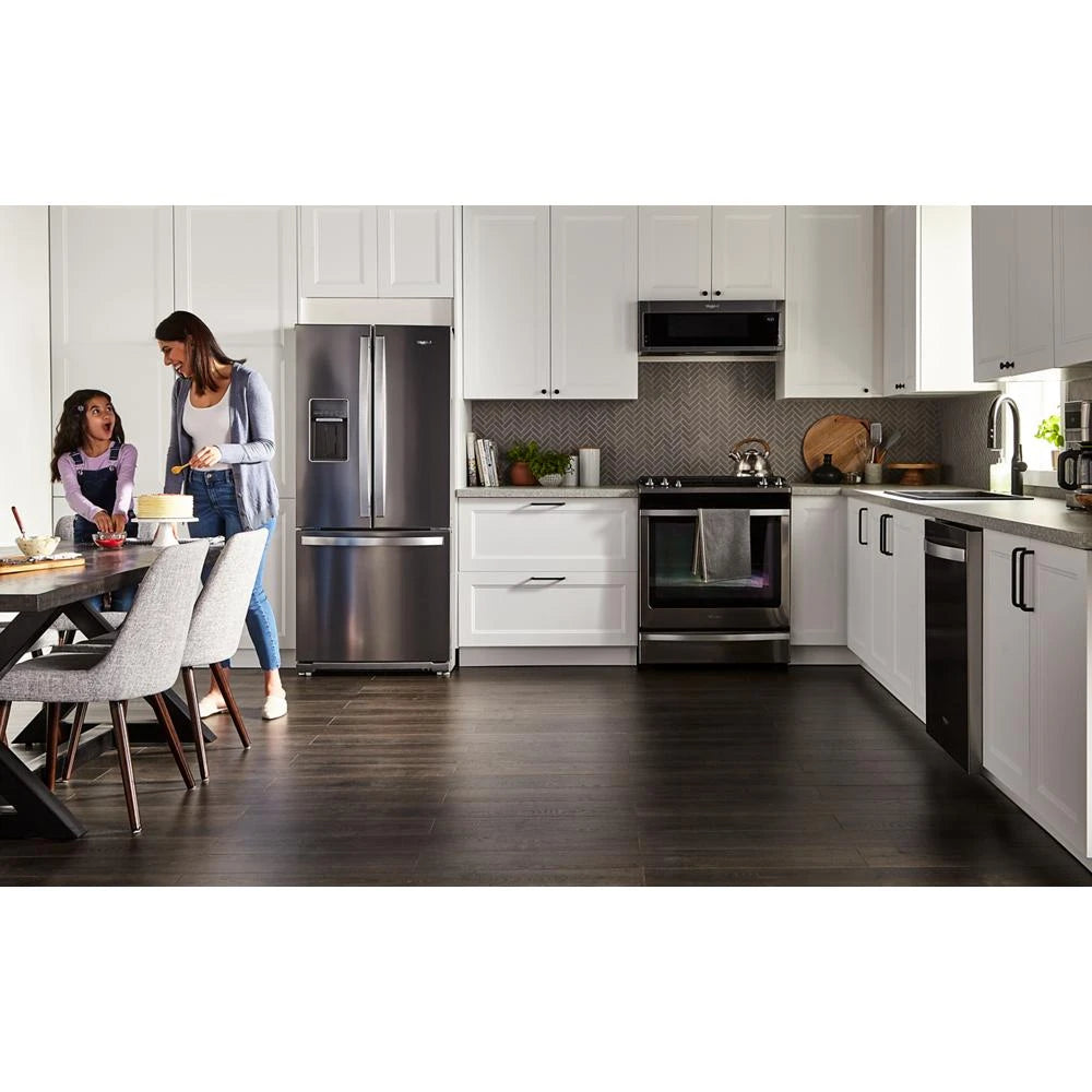 WHIRLPOOL  24” Stainless Steel Dishwasher with AI Intelligent Wash - 47 dBA - Fingerprint Resistant Stainless Steel (WDT750SAKZ)