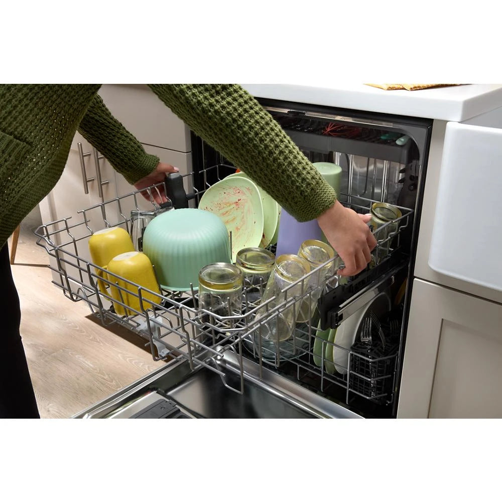 WHIRLPOOL  24” Stainless Steel Dishwasher with AI Intelligent Wash - 47 dBA - Fingerprint Resistant Stainless Steel (WDT750SAKZ)