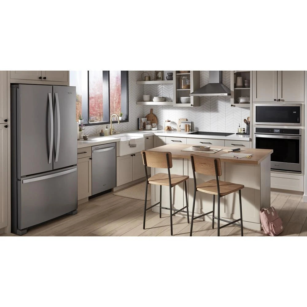 WHIRLPOOL  24” Stainless Steel Dishwasher with AI Intelligent Wash - 47 dBA - Fingerprint Resistant Stainless Steel (WDT750SAKZ)
