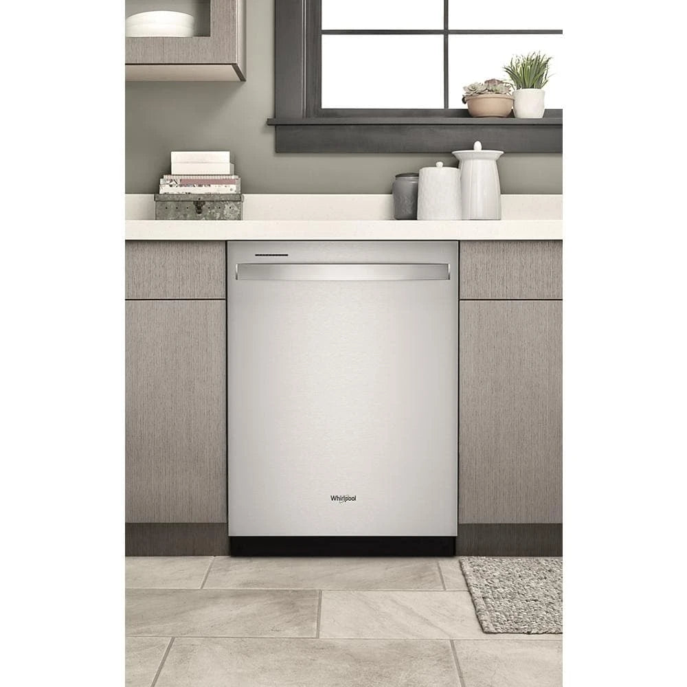 WHIRLPOOL  24” Stainless Steel Dishwasher with AI Intelligent Wash - 47 dBA - Fingerprint Resistant Stainless Steel (WDT750SAKZ)