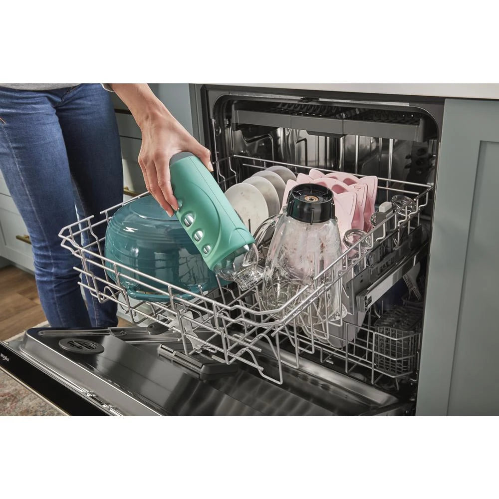 WHIRLPOOL  24” Stainless Steel Dishwasher with AI Intelligent Wash - 47 dBA - Fingerprint Resistant Stainless Steel (WDT750SAKZ)