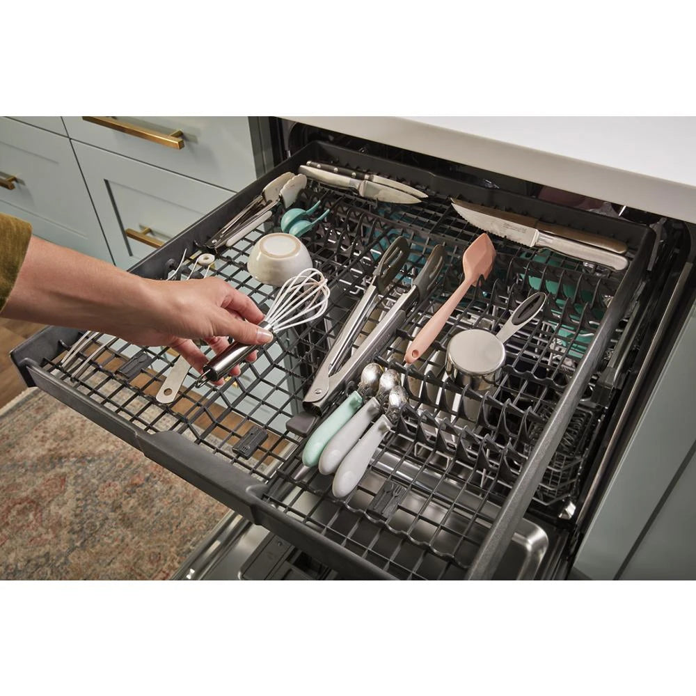 WHIRLPOOL  24” Stainless Steel Dishwasher with AI Intelligent Wash - 47 dBA - Fingerprint Resistant Stainless Steel (WDT750SAKZ)
