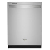 WHIRLPOOL  24” Stainless Steel Dishwasher with AI Intelligent Wash - 47 dBA - Fingerprint Resistant Stainless Steel (WDT750SAKZ)