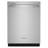 WHIRLPOOL 24” Stainless Steel Dishwasher with AI Intelligent Wash - 47 dBA - Fingerprint Resistant Stainless Steel (WDT750SAKZ)