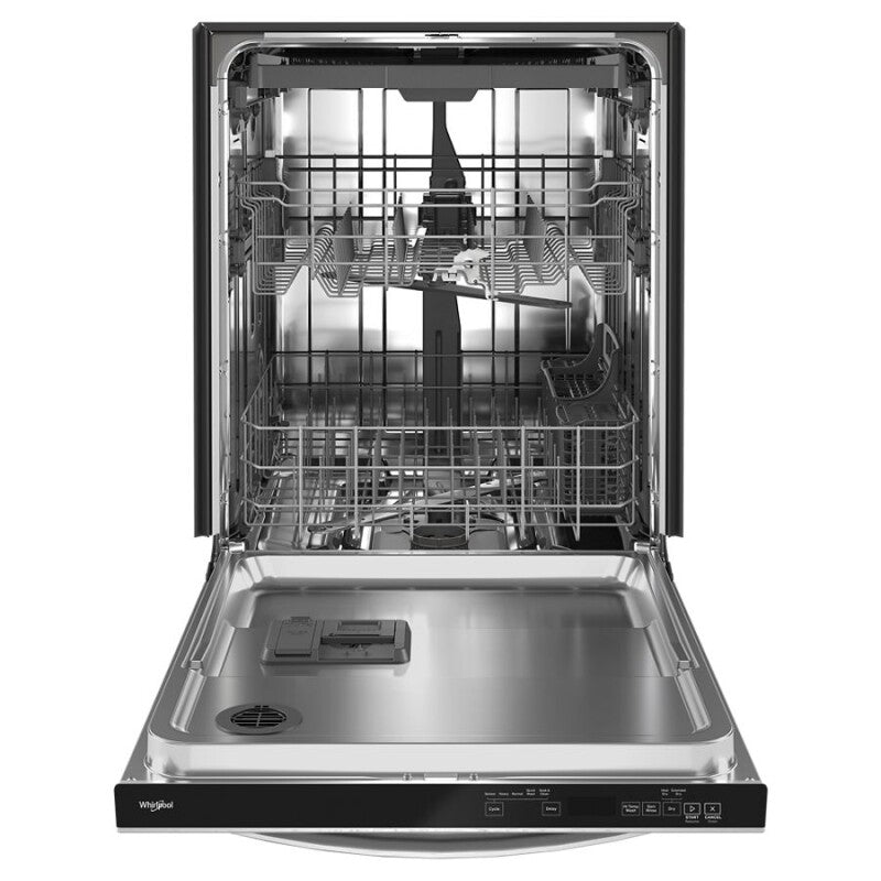 WHIRLPOOL 24” Stainless Steel Dishwasher with AI Intelligent Wash - 47 dBA - Fingerprint Resistant Stainless Steel (WDT750SAKZ)