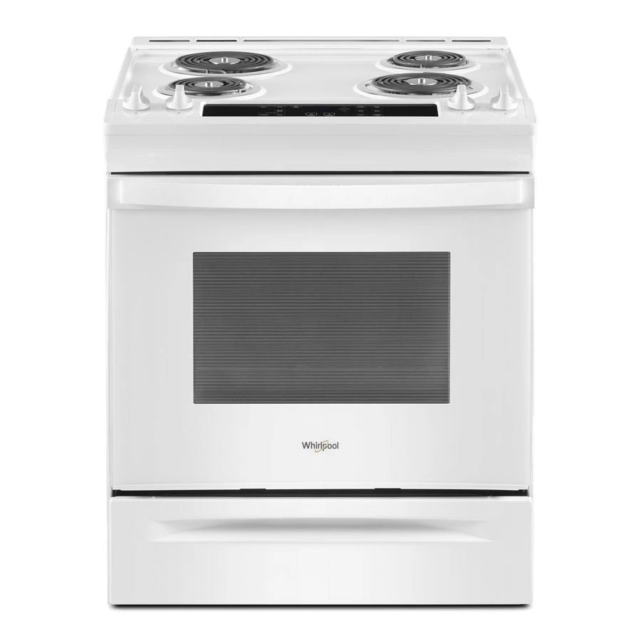 WHIRLPOOL  4.8 Cu. Ft. Electric Range with Frozen Bake™ Technology - White (WEC310S0LW)
