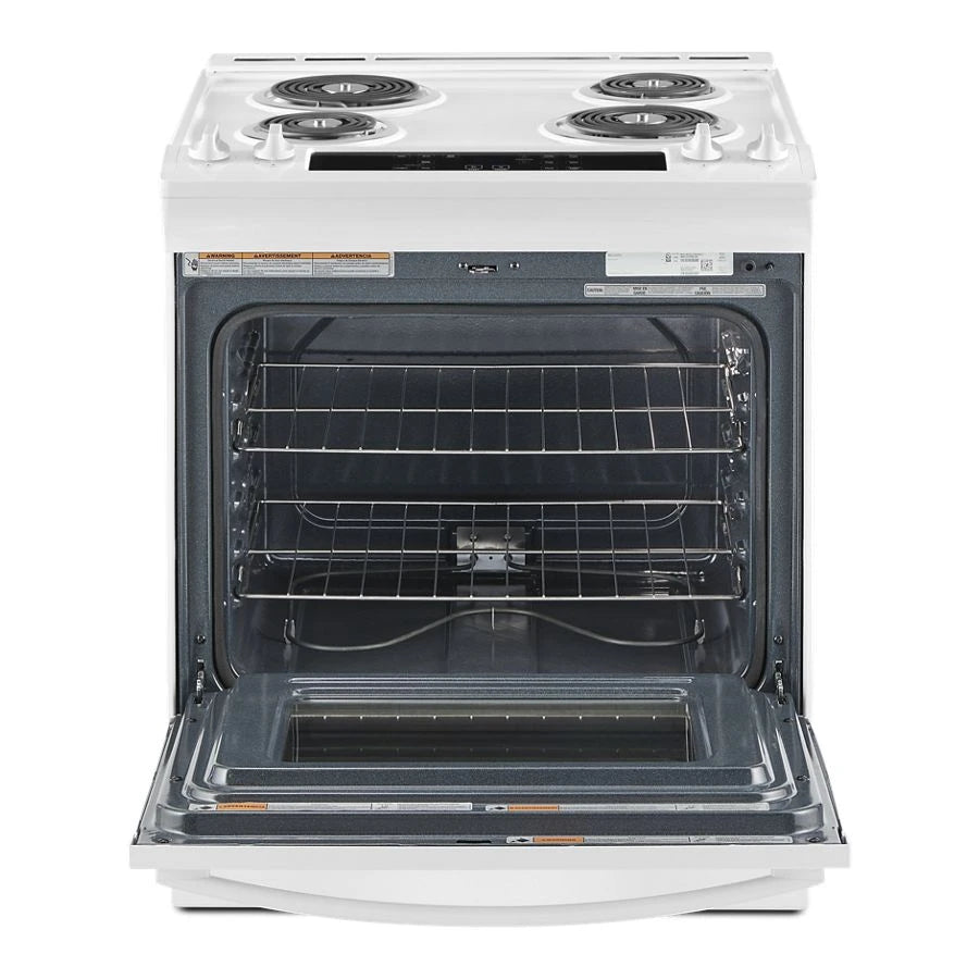 WHIRLPOOL  4.8 Cu. Ft. Electric Range with Frozen Bake™ Technology - White (WEC310S0LW)