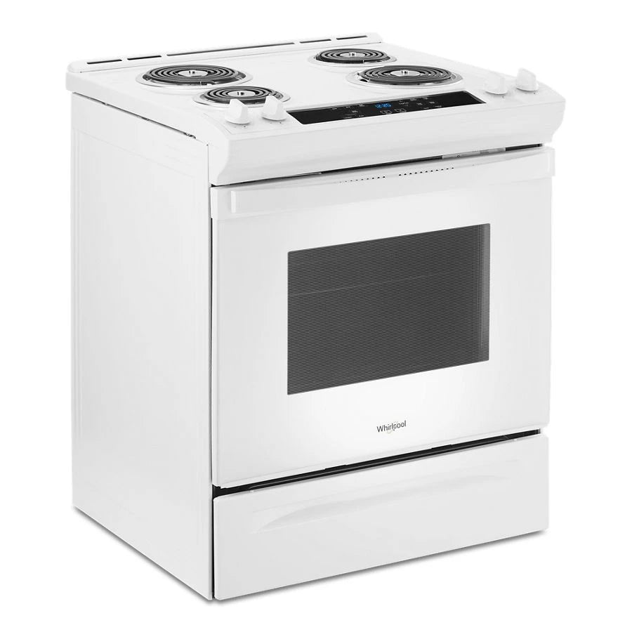 WHIRLPOOL  4.8 Cu. Ft. Electric Range with Frozen Bake™ Technology - White (WEC310S0LW)