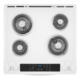Whirlpool 4.8 Cu. Ft. Whirlpool® Electric Range with Frozen Bake™ Technology - White (WEC310S0LW)