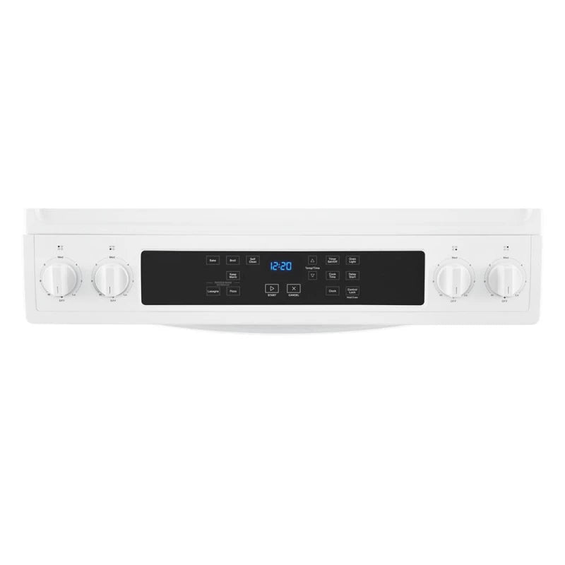 Whirlpool 4.8 Cu. Ft. Whirlpool® Electric Range with Frozen Bake™ Technology - White (WEC310S0LW)