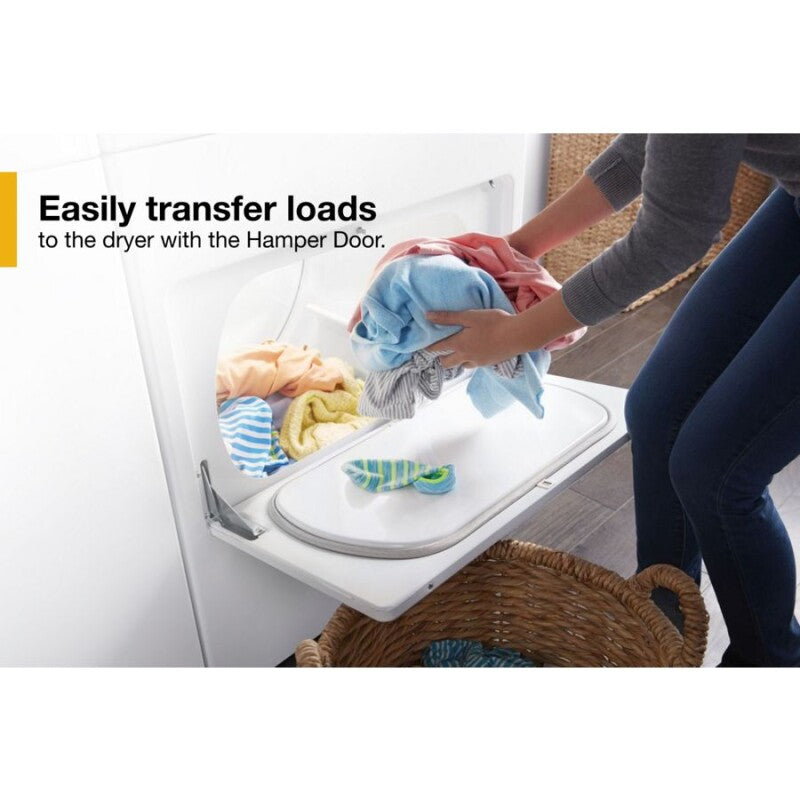 WHIRLPOOL 7.0 cu. ft. Front Load Electric Dryer with AutoDry Drying System - White (WED4850HW)