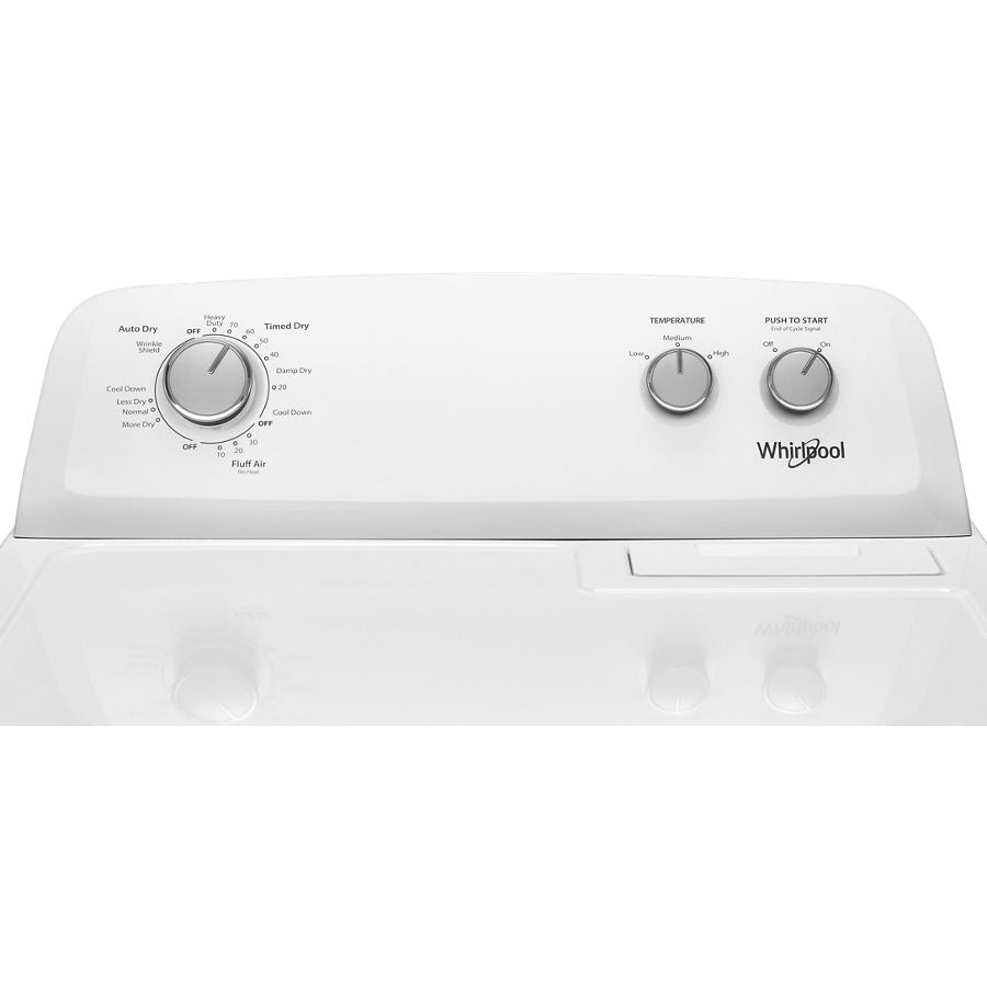 Whirlpool  7.0 cu. ft. Top Load Electric Dryer with AutoDry™ Drying System - White (WED4850HW)