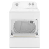 Whirlpool  7.0 cu. ft. Top Load Electric Dryer with AutoDry™ Drying System - White (WED4850HW)