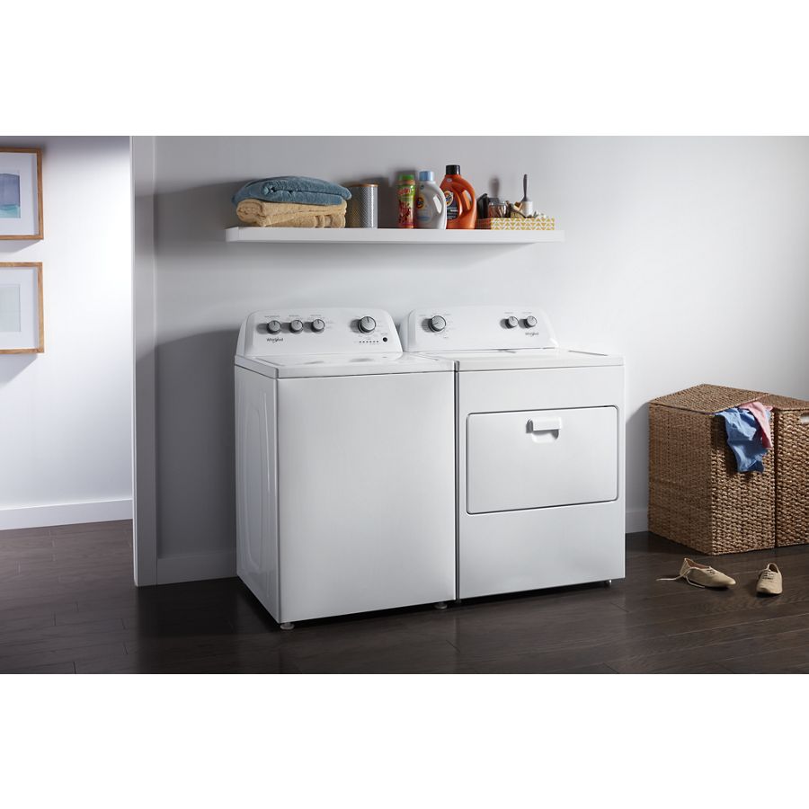 Whirlpool  7.0 cu. ft. Top Load Electric Dryer with AutoDry™ Drying System - White (WED4850HW)