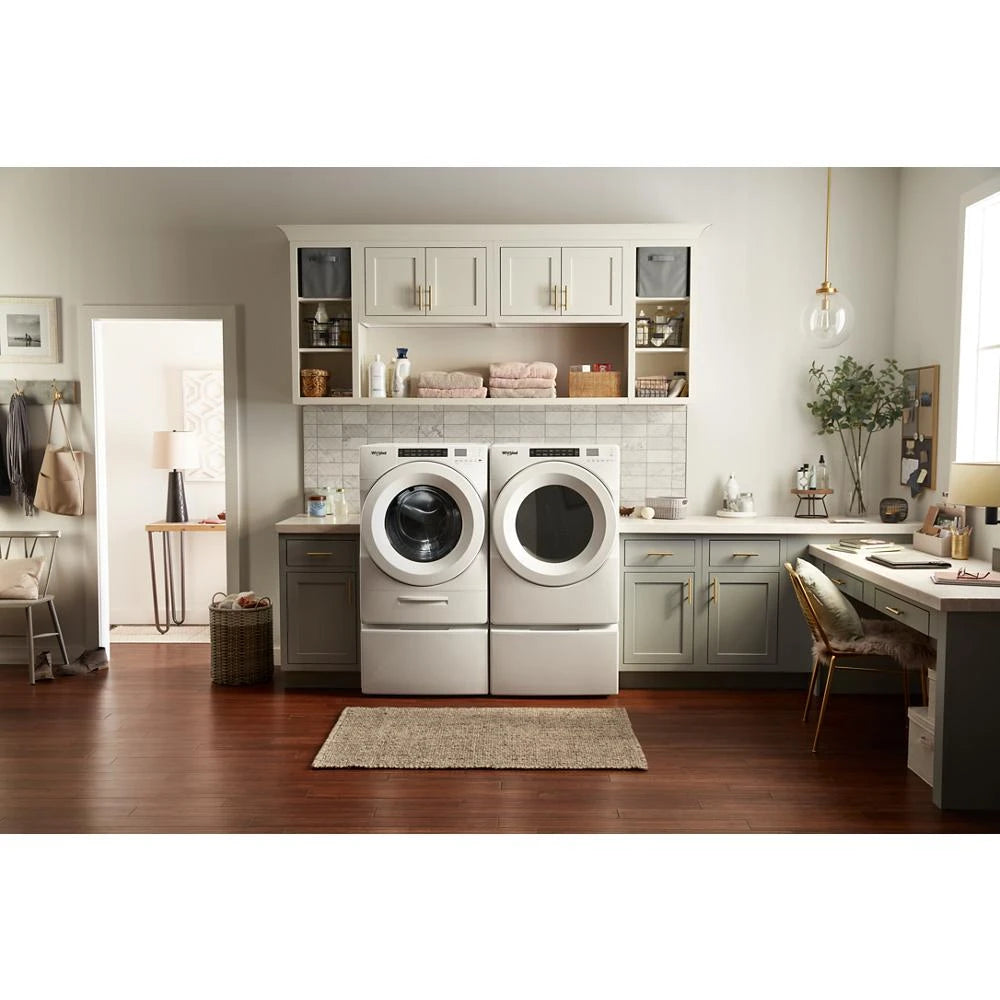 WHIRLPOOL  7.4 cu. ft. Front Load Electric Dryer with Intuitive Touch Controls - White (WED5620HW)