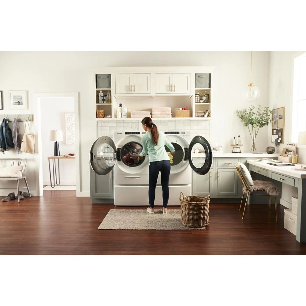 WHIRLPOOL  7.4 cu. ft. Front Load Electric Dryer with Intuitive Touch Controls - White (WED5620HW)