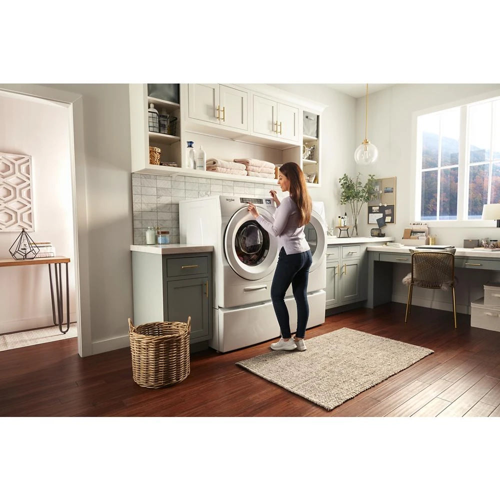 WHIRLPOOL  7.4 cu. ft. Front Load Electric Dryer with Intuitive Touch Controls - White (WED5620HW)
