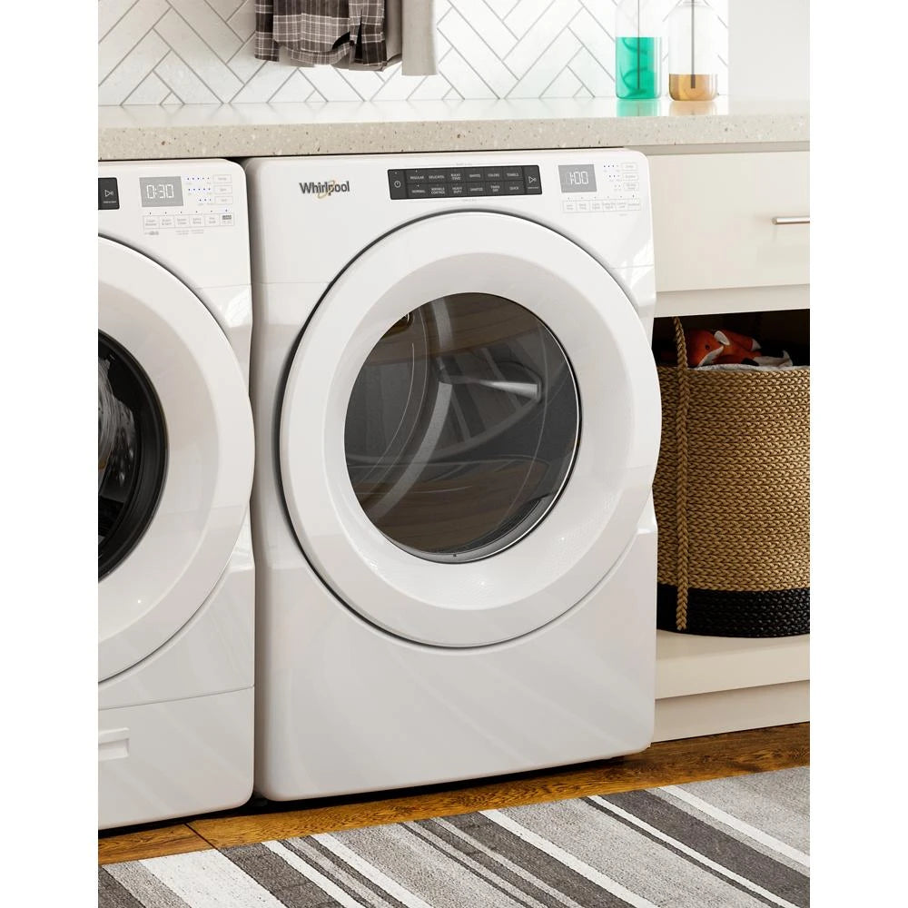 WHIRLPOOL  7.4 cu. ft. Front Load Electric Dryer with Intuitive Touch Controls - White (WED5620HW)