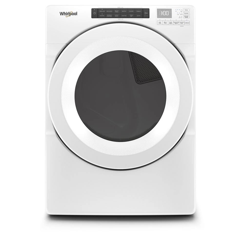 WHIRLPOOL  7.4 cu. ft. Front Load Electric Dryer with Intuitive Touch Controls - White (WED5620HW)