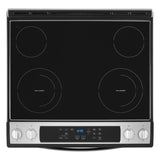 WHIRLPOOL  4.8 Cu. Ft. Whirlpool® Electric Range with Frozen Bake™ Technology - Stainless Steel (WEE515S0LS)