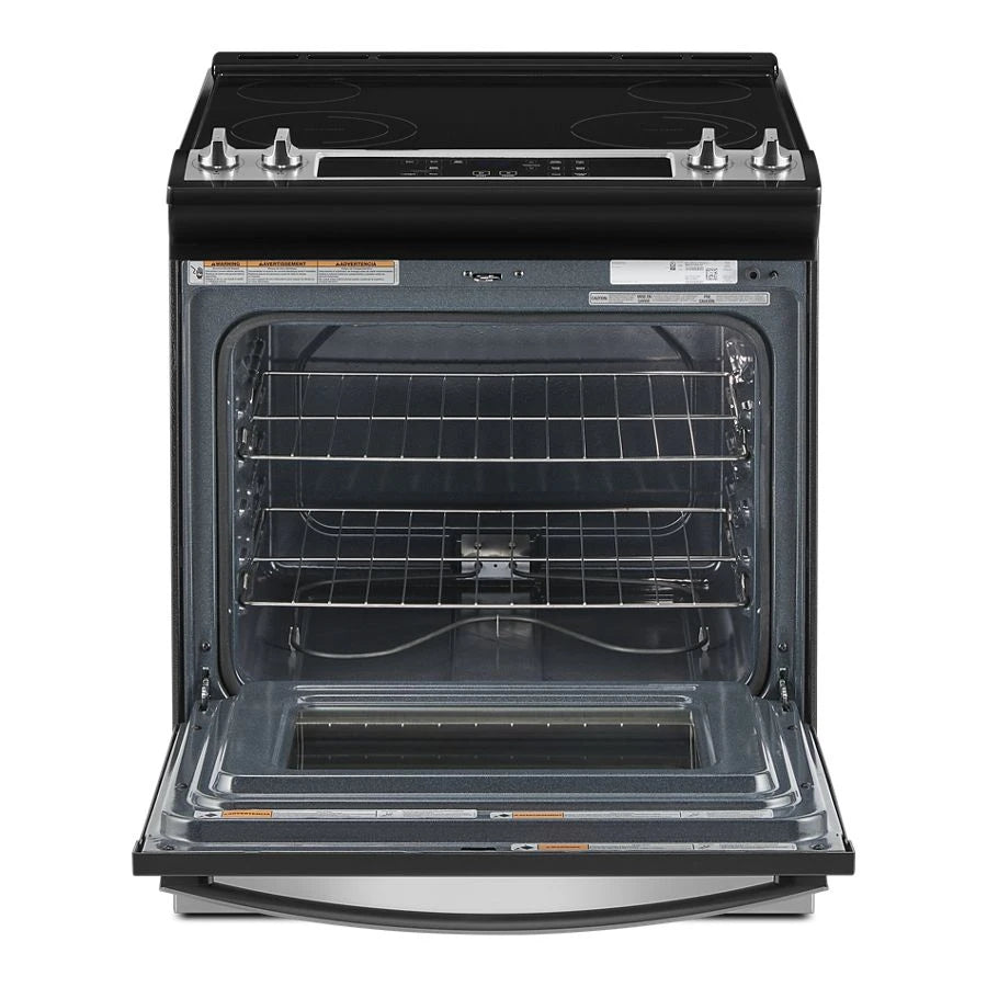 WHIRLPOOL  4.8 Cu. Ft. Whirlpool® Electric Range with Frozen Bake™ Technology - Stainless Steel (WEE515S0LS)