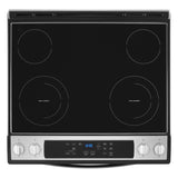 Whirlpool 4.8 Cu. Ft.  Electric Range with Frozen Bake Technology - Stainless Steel (WEE515S0LS)
