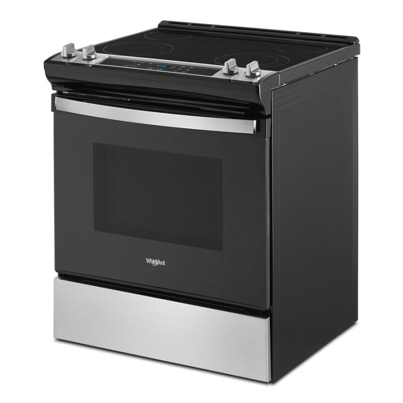 Whirlpool 4.8 Cu. Ft.  Electric Range with Frozen Bake Technology - Stainless Steel (WEE515S0LS)