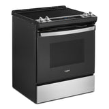 Whirlpool 4.8 Cu. Ft.  Electric Range with Frozen Bake Technology - Stainless Steel (WEE515S0LS)