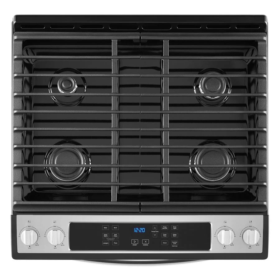 WHIRLPOOL  5.0 Cu. Ft. Whirlpool® Gas Range with Frozen Bake™ Technology - Stainless Steel (WEG515S0LS)