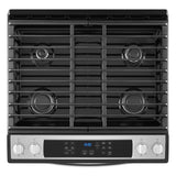 Whirlpool 5.0 Cu. Ft. Whirlpool® Gas Range with Frozen Bake™ Technology - Stainless Steel (WEG515S0LS)