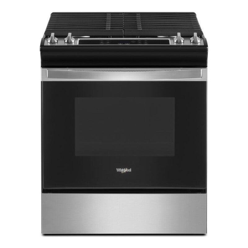 Whirlpool 5.0 Cu. Ft. Whirlpool® Gas Range with Frozen Bake™ Technology - Stainless Steel (WEG515S0LS)