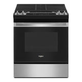 Whirlpool 5.0 Cu. Ft. Whirlpool® Gas Range with Frozen Bake™ Technology - Stainless Steel (WEG515S0LS)