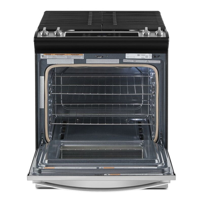 Whirlpool 5.0 Cu. Ft. Whirlpool® Gas Range with Frozen Bake™ Technology - Stainless Steel (WEG515S0LS)