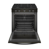 Whirlpool  5.8 Cu. Ft. Smart Slide-in Gas Range With Air Fry, When Connected - Black Stainless (WEG750H0HV)