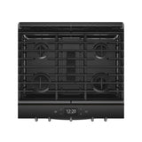 Whirlpool 5.8 cu. ft. Smart Slide-in Gas Range with Air Fry, when Connected - Black Stainless (WEG750H0HV)