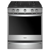 WHIRLPOOL 5.8 cu. ft. Smart Slide-in Gas Range with Air Fry, when Connected - Fingerprint Resistant Stainless Steel (WEG750H0HZ)