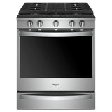 Whirlpool  5.8 Cu. Ft. Smart Slide-in Gas Range With Air Fry, When Connected - Fingerprint Resistant Stainless Steel (WEG750H0HZ)