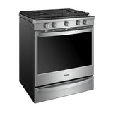 Whirlpool  5.8 Cu. Ft. Smart Slide-in Gas Range With Air Fry, When Connected - Fingerprint Resistant Stainless Steel (WEG750H0HZ)