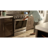 Whirlpool 5.8 cu. ft. Smart Slide-in Gas Range with Air Fry, when Connected - Fingerprint Resistant Stainless Steel (WEG750H0HZ)