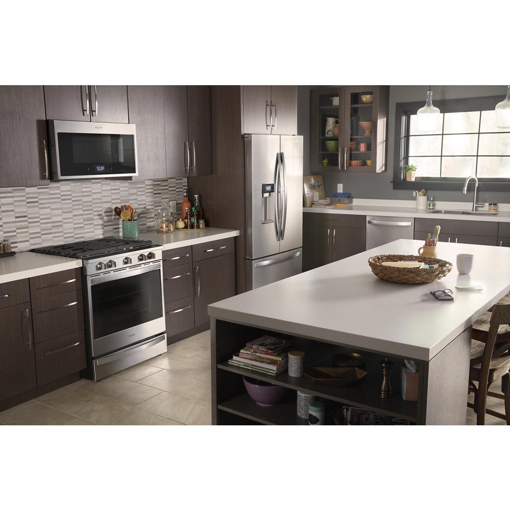 Whirlpool 5.8 cu. ft. Smart Slide-in Gas Range with Air Fry, when Connected - Fingerprint Resistant Stainless Steel (WEG750H0HZ)
