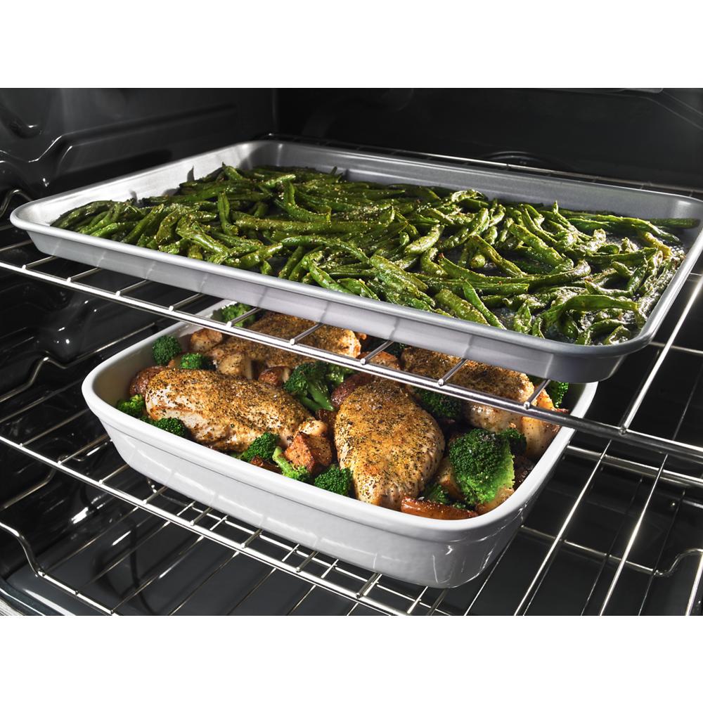 Whirlpool 5.8 cu. ft. Smart Slide-in Gas Range with Air Fry, when Connected - Fingerprint Resistant Stainless Steel (WEG750H0HZ)