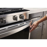 Whirlpool 5.8 cu. ft. Smart Slide-in Gas Range with Air Fry, when Connected - Fingerprint Resistant Stainless Steel (WEG750H0HZ)