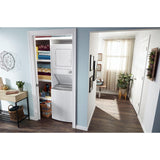 Whirlpool 1.6 cu.ft Electric Stacked Laundry Center 6 Wash cycles and AutoDry™ - White (WET4024HW)